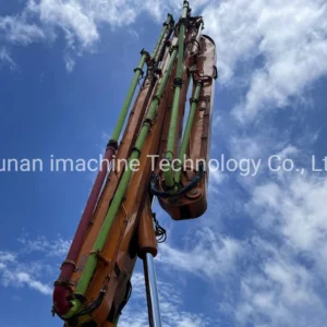 Refurbished Second Hand Scania 52m Concrete Pump Truck for Sale Used Zoomlion Boom Pump