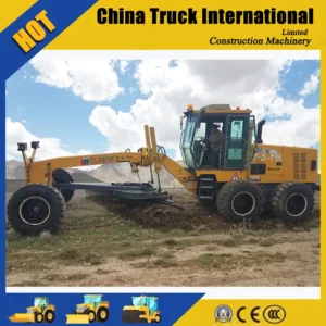 Road Construction Machinery 205 214HP Mini Grader Gr215 with Cummins Engine