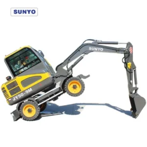 Sunyo Wheel Excavator Jy50-9m Model Mini Kind Hyraulic Excavators, Backhoe Loader.
