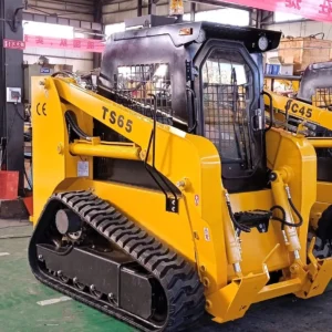Taian Luyue 75HP Ts65 Crawler Skid Loader Mini Construction Machinery Wheel Loader Track Skid Steer Loader Mini Loader