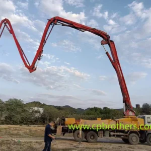 Used Concrete Pump Truck Putzmeister Truck Mounted Pump