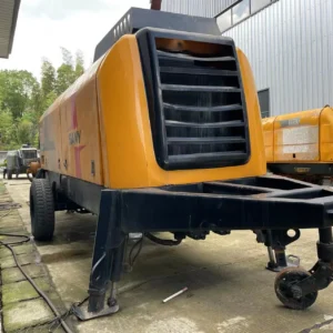 Used Small Mobile Portable Electric Diesel Type Trailer-Mounted Stationary Concrete Pump Price