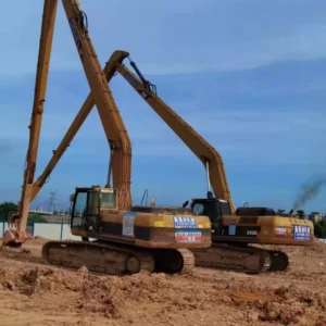 for Caterpillar Cat313 Cat120 H14 14meter Long Distance River Excavation Advanced Technology High Quality Excavator Long Reach Boom